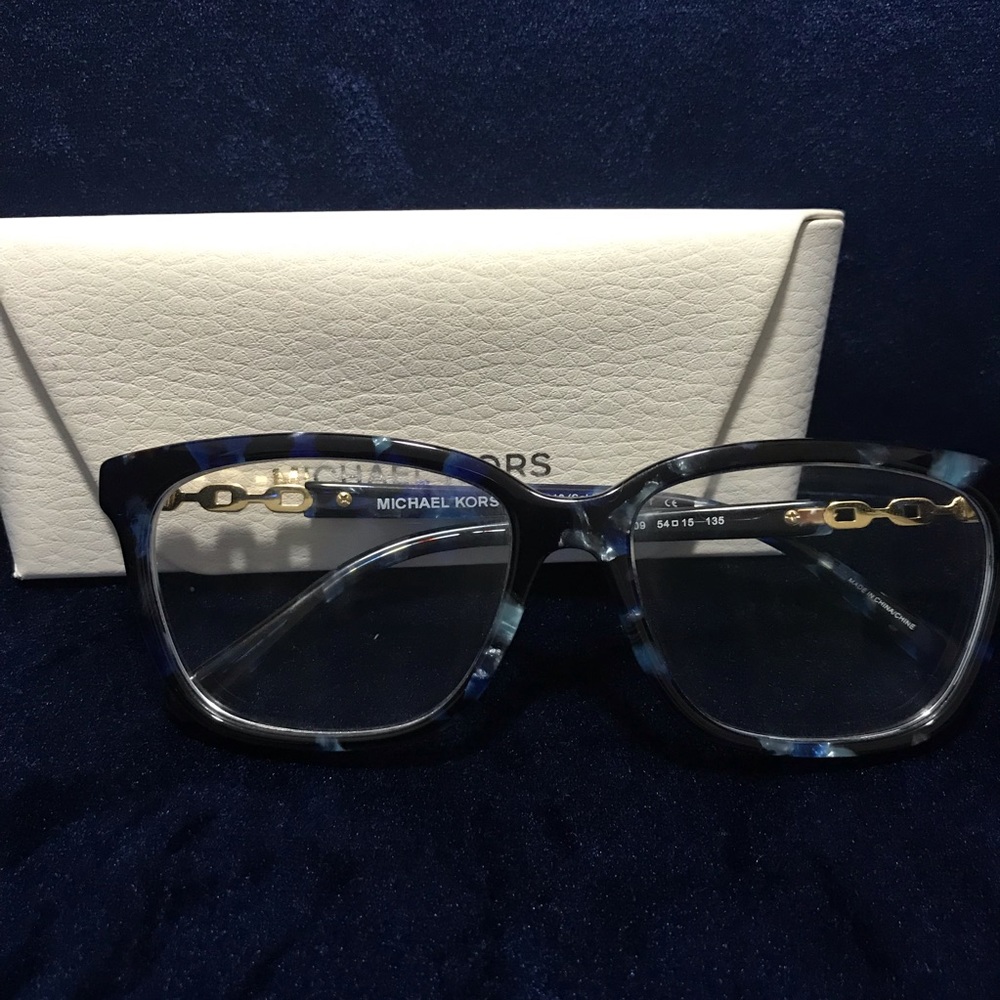 Michael kors blue tortoise marbles glasses